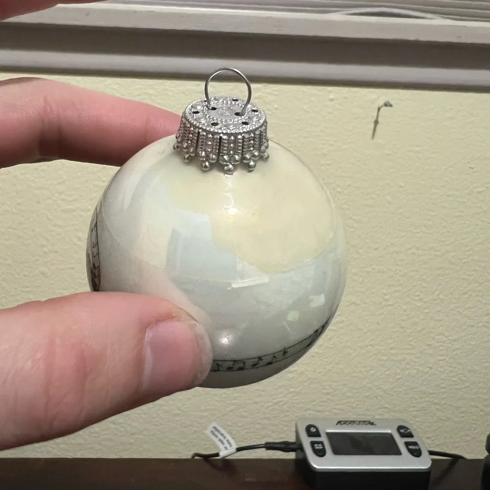 Vintage Disney Bulb Christmas Ornament